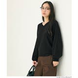 Vネックニットチュニック | coca | 詳細画像11 