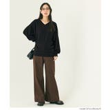 Vネックニットチュニック | coca | 詳細画像12 