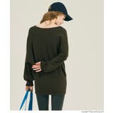 Vネックニットチュニック | coca | 詳細画像14 