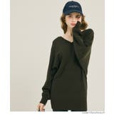 ［Khaki］ | Vネックニットチュニック | coca