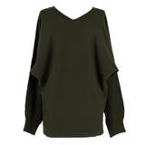 Vネックニットチュニック | coca | 詳細画像2 