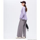 ペプラムギャザーニットトップス ウォッシャブル | coca | 詳細画像23 