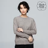 【RICH KNIT】クルーネックプルオーバー | coca | 詳細画像1