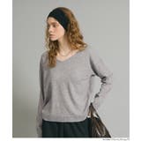 【RICH KNIT】Ｖネックプルオーバー | coca | 詳細画像16 
