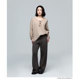 【RICH KNIT】Ｖネックプルオーバー | coca | 詳細画像3 