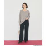 【RICH KNIT】Vネックオーバーサイズプルオーバー | coca | 詳細画像11