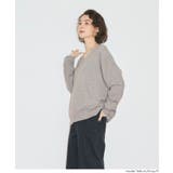【RICH KNIT】Vネックオーバーサイズプルオーバー | coca | 詳細画像12
