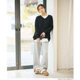 【RICH KNIT】Vネックオーバーサイズプルオーバー | coca | 詳細画像15