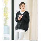 【RICH KNIT】Vネックオーバーサイズプルオーバー | coca | 詳細画像16