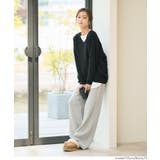 【RICH KNIT】Vネックオーバーサイズプルオーバー | coca | 詳細画像17