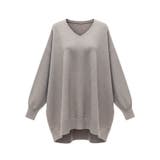 【RICH KNIT】Vネックオーバーサイズプルオーバー | coca | 詳細画像21