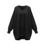 【RICH KNIT】Vネックオーバーサイズプルオーバー | coca | 詳細画像24