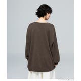 【RICH KNIT】Vネックオーバーサイズプルオーバー | coca | 詳細画像9