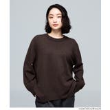 【RICH KNIT】クルーネックオーバーサイズプルオーバー  | coca | 詳細画像11 