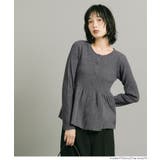 リッチニットリブ長袖ペプラムカーディガン | coca | 詳細画像6 