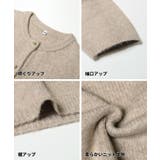 ゴールドボタン半袖ニットカーディガン | coca | 詳細画像18