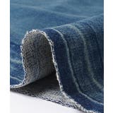 デニムライク大人スウェットマキシスカート 大石参月さん着用(デニムスカート フレア | coca | 詳細画像6