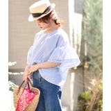 値下げ 2490円→1690円袖フレアピンストライプトップス 田中亜希子さん着用… | coca | 詳細画像14 