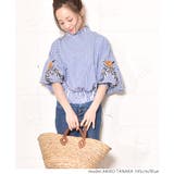 【再入荷】【田中亜希子さん着用】花柄刺繍バルーンスリーブブラウス(フリルカラー … | coca | 詳細画像5 