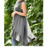 たっぷり裾フリルテールカットワンピース(ノースリーブ タンクトップ 切りっぱなし | coca | 詳細画像15