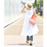 たっぷり裾フリルテールカットワンピース(ノースリーブ タンクトップ 切りっぱなし | coca | 詳細画像10