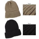 太畝リブ編みニット帽 | coca | 詳細画像17