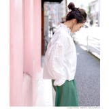 ふんわり袖刺繍レースコットンブラウス 田中亜希子さん着用 | coca | 詳細画像7 