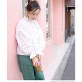 ふんわり袖刺繍レースコットンブラウス 田中亜希子さん着用 | coca | 詳細画像8 
