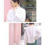 ふんわり袖刺繍レースコットンブラウス 田中亜希子さん着用 | coca | 詳細画像9 