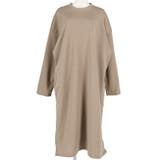 微裏起毛やわらかスウェットワンピース(ロングワンピース 長袖 無地 | coca | 詳細画像3 