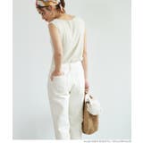 ホワイトデニム レディース ストレート | coca | 詳細画像11 