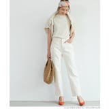 ホワイトデニム レディース ストレート | coca | 詳細画像6 