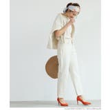 ホワイトデニム レディース ストレート | coca | 詳細画像9 