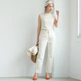 ホワイトデニム レディース ストレート | coca | 詳細画像1 