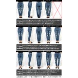 ゆったりシルエットのダメージデニムパンツ（ボーイフレンド ジーンズ クロップド丈 | coca | 詳細画像2 