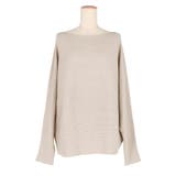 シリーズ累計94万枚突破！しっとり柔らかな素材が気持ちよいドルマンボートネックニ… | coca | 詳細画像7 