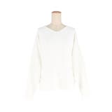 シリーズ累計79万枚突破！しっとり柔らかな素材のドルマンVネックニット | coca | 詳細画像5 