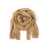 肌触り抜群シンプル大判ストール 田中亜希子さん着用(マフラー ショール | coca | 詳細画像2