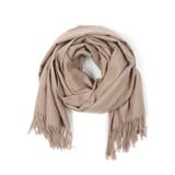 肌触り抜群シンプル大判ストール 田中亜希子さん着用(マフラー ショール | coca | 詳細画像5