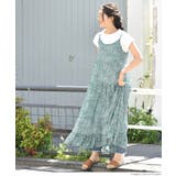 ふんわり小花柄キャミソールワンピース(ロングワンピース フレア Aライン | coca | 詳細画像12 
