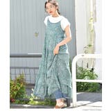 ふんわり小花柄キャミソールワンピース(ロングワンピース フレア Aライン | coca | 詳細画像14 