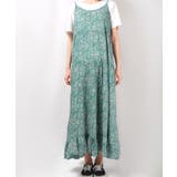 ふんわり小花柄キャミソールワンピース(ロングワンピース フレア Aライン | coca | 詳細画像3 