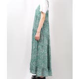 ふんわり小花柄キャミソールワンピース(ロングワンピース フレア Aライン | coca | 詳細画像4 