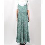 ふんわり小花柄キャミソールワンピース(ロングワンピース フレア Aライン | coca | 詳細画像5 