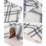 フェイクスウェードぼかしチェック柄フレアスカート(Aライン ミディ丈 ロング丈 | coca | 詳細画像19