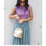 メタリック巾着バッグ 鈴木詩織さん着用 | coca | 詳細画像4