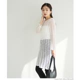 ［White］ | クロシェニットワンピース レディース | coca