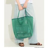 夏のレジャーに大活躍◎中身が見えるメッシュトートバッグ | coca | 詳細画像8 