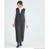 ［Charcoal］ | ウーリッシュツイルジャンパースカート | coca