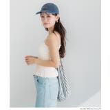 【26ss新色登場】OUT BRA カップ付きシャーリングキャミ | coca | 詳細画像5